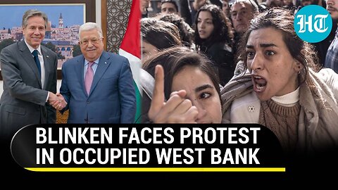 'War Criminals Not Welcome': Blinken Faces Palestinians' Wrath In West Bank For Backing Israel