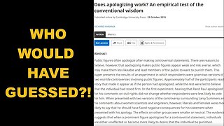 Experts Find Out Apologizing Doesn't Work