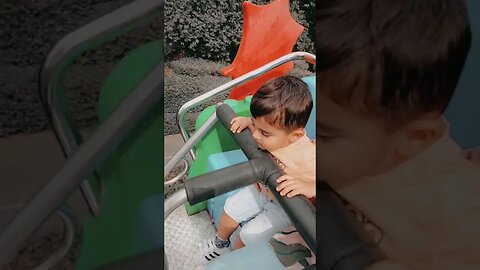 Cute baby 😍 on a roller coaster 🎢 #viral #trending #rollercoaster #fun #shorts