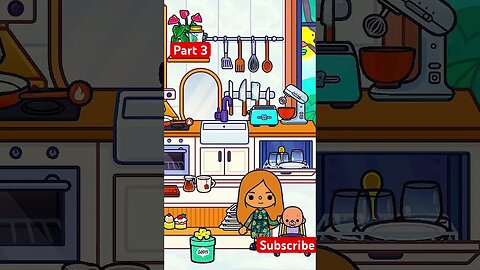 Eating at Food Market Part 3 in Toca Life World @tocaboca