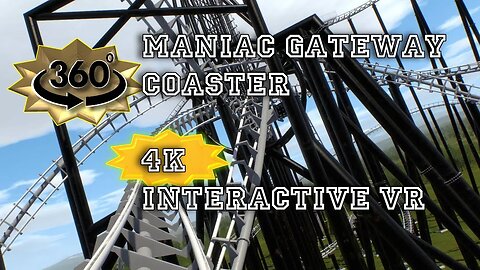 Maniac Gateway [360°] interactive VR - Look around -[NoLimits2] [4K]
