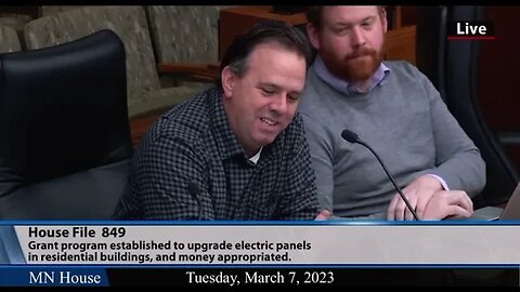 Rep. Garofalo asks why MN gov’t should pay to upgrade a homes Electric Panel if they want a Tesla?