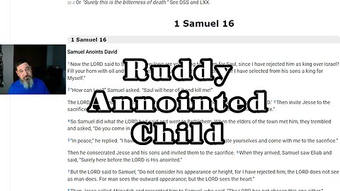 The Anointed Child Who Slays Giants and Wrestles Bears 1 Samuel 16-19