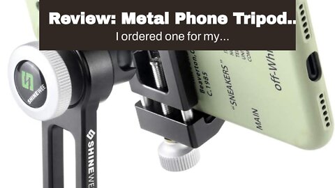 Review: Metal Phone Tripod Mount, iPhone Tripod Adapter, Phone Holder Stand with Arca Swiss Mou...