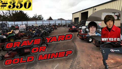Lawnmower graveyard or goldmine? Bowl cut comedy gold or serious business?