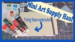 Mini Art Haul & Color Challenge