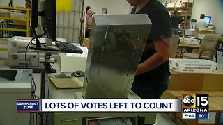 Lots of votes still need to be counted in Maricopa County