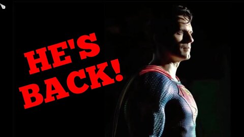 Henry Cavill Is OFFICIALLY Back As SUPERMAN!!!