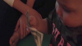 A Baby Boy Cries When His Mom Takes A Hundred Dollars From Him