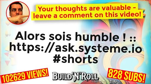 Alors sois humble ! :: https://ask.systeme.io #shorts