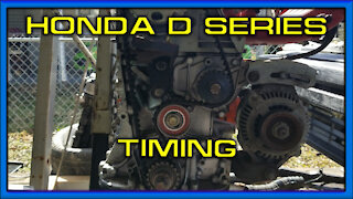 How to set the timing on a Honda D Series