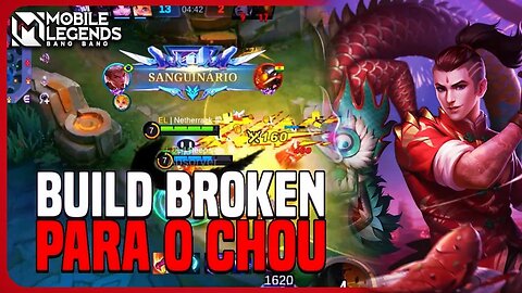 CHOU BUILD HACK DAMAGE 9999 APELÃO | MLBB