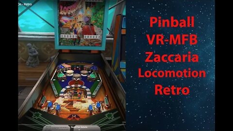 Pinball VR: MFN Zaccaria - Locomotion Retro - [00023]