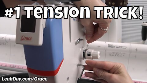 #1 Tip for Great Tension on Grace Qnique Longarms!