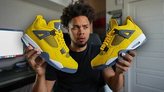 Air Jordan 4 Lightning Unboxing & On-Feet Review | Worth $220?