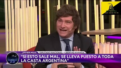 2022 08 02 Javier Milei 'MASSA ES BATAKIS CON MENOS CONOCIMIENTO' en SÓLO UNA VUELTA MÁS