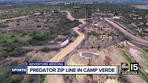 Predator zip line adventure at Out of Africa Wildlife Park