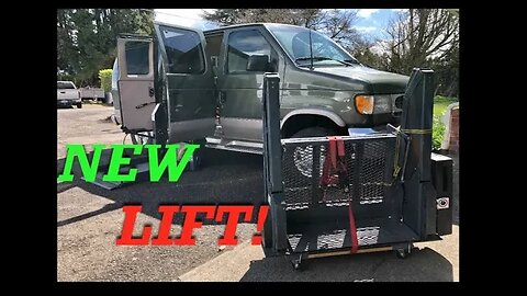 VLOG 491: setting up the van! (part 4 - wheelchair lift!)