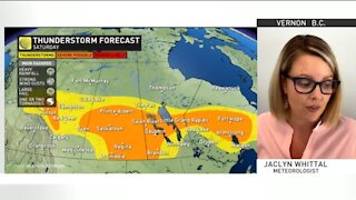 The risk for tornadoes in the prairies for Saturday night, forecast details are here