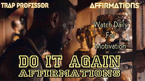 Do It Again Affirmations (Official Interactive Video )Visualizer