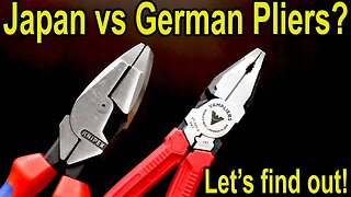 Japan vs German Pliers (LINEMAN)? Knipex vs Vampliers, Fujita, Milwaukee, DeWalt, Channellock