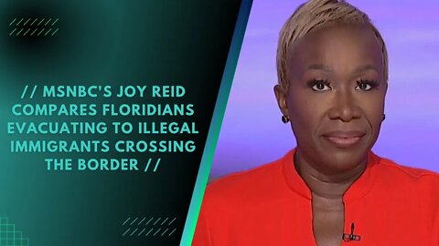 Joy Reid compares Floridians evacuating to illegal immigrants | PRIME NATION