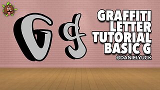 Graffiti Letter Tutorial Basic Letter G