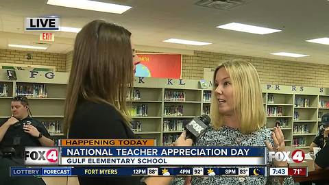 Gulf Elementary School celebrates Teacher Appreciation Week