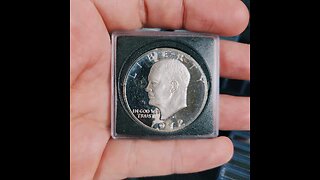 Eisenhower Silver Dollar #coin #foryoupageofficiall #trendingvideo #popularcreator #viral #popular