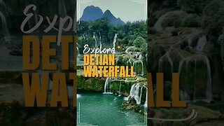 Explore Detian Waterfall ♥️ #shorts #tiktok #Travel vlog
