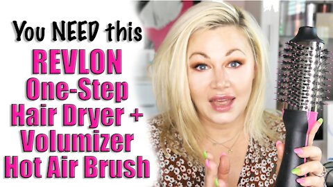 You need this Revlon One Step Hair Dryer and Volumizer Hot Air Brush | Easy and Safe for your Hair