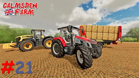 FS22 | MASSEY 5S 175 ANIVERSARIO y PACAS #21 | CALMSDEN FARM ESPAÑOL | PC PS5 XBOX SERIES