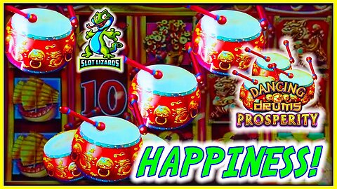 HAPPINESS BIG WIN COMEBACK!!! Dancing Drums Prosperity VS Lightning Link Magic Pearl HIGHLIGHT