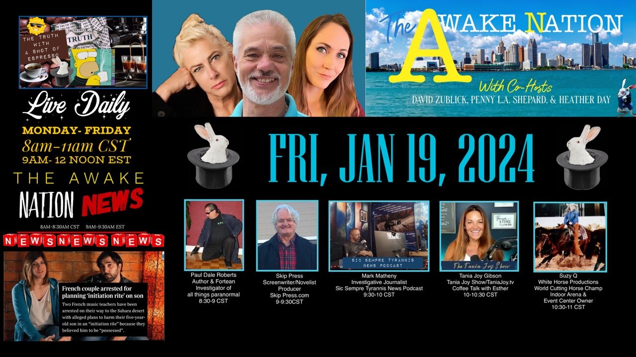 The Awake Nation 01.19.2024 Clinton Aide Who Helped Fabricate Trump-Russia Hoax Pleads Guilty To Russian Collusion!