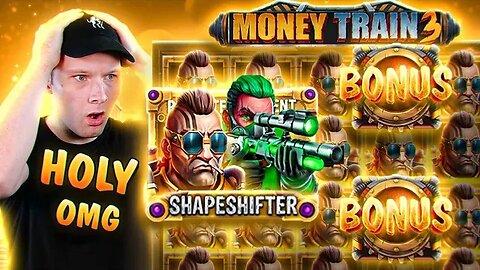 I SPUN INTO A HUGE BONUS WITH A PERSISTENT SHAPE SHIFTER ON MONEY TRAIN 3!