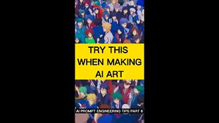 If You want to Make Better AI Art, Try using This ... Part 6