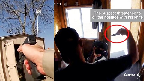 Body Cam: Deputy Fatally Shoots Hostage Taker & Save Hostage Kern County Sheriff's Office Feb 9-2022