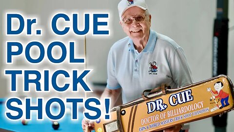 Dr. Cue POOL TRICK SHOTS in 4k UHD