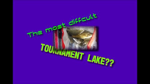 What is the most difficult Tournament lake