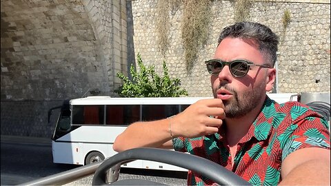 Greece LIVE: Double Decker Bus Tour in Heraklion, Crete