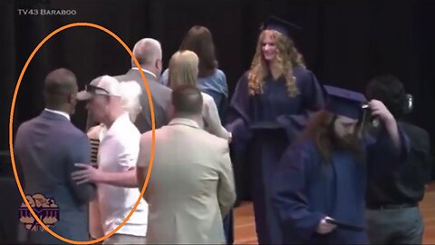 White Parent Jumps Graduation Stage, Shoves Black Administrator So He Couldn't Shake Daughter's Hand