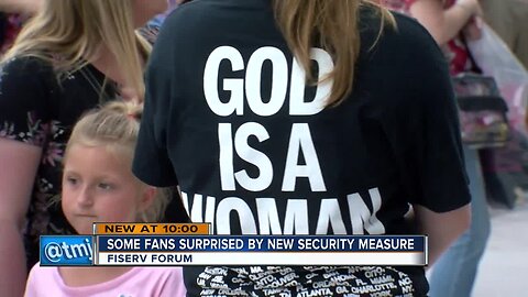 Some Ariana Grande fans surprised by new security measure