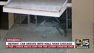 Car reportedly drives into mall near Chicago