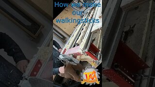 new shop tool #walkingsticks #walkingstick #woodworking