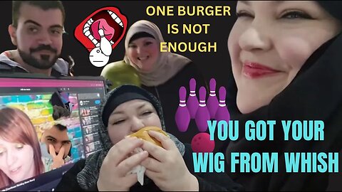 Foodie Beauty & Salah Went Bowling ,She Came For Milk Tea To Hungry To React So She Got Shake Shack