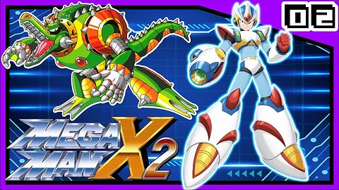 Mega Man X 2 Snes - Wheel Gator - Parte 02