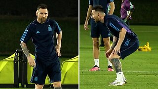 MESSI IS READY! 💪🏻 | Argentina final training session ahead of World Cup Final against France