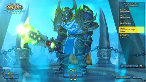 76 Frost Death Knight Utgarde Keep Solo XP Farm Mob Kiting Wrath of The Lich King Classic WoTLK DK