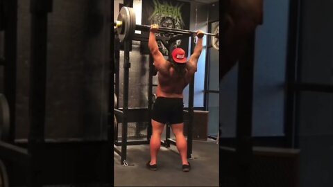 Biggest Strict Standing Overhead Press Ever!! (365lbs)