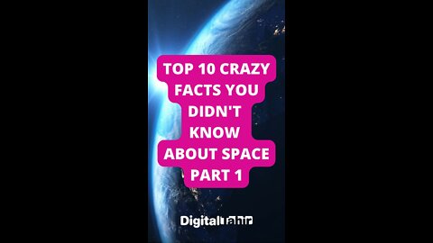 Top 10 Crazy Facts You Didn't Know About Space PART 1